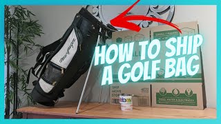 Shipping Tips For Small Business: How to Ship a Golf Bag | Telescoping Box Method 🔭  ep. 1