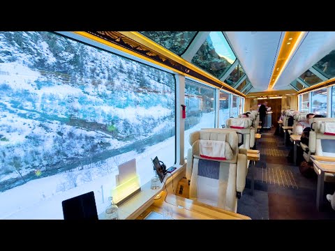 🇨🇭Mit dem 800-Euro-Luxuszug durch die Schweiz | The Glacier Express Excellence Class