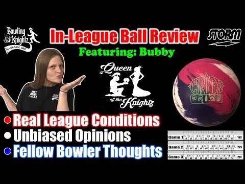 In-League Ball Review - STORM CRUX PRIME - This ball hooks a ton!