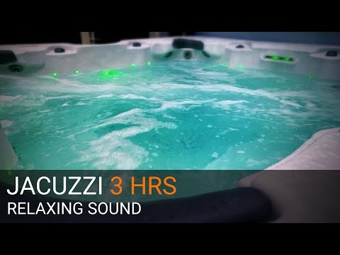 OUTDOOR JACUZZI - RELAXING SOUND & VIDEO - 3 HOURS + underwater shot