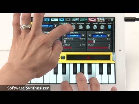 Yamaha Synthesizer Arpeggiator & Drum Pad - Overview - iPad App