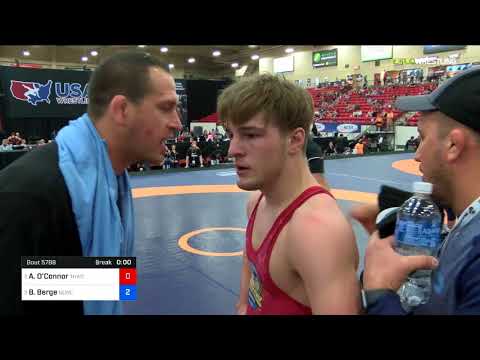 2018 Marine Corps US Open/UWW Junior Freestyle 70 Finals - Austin O'Connor (THWC) Vs. Brady Berge