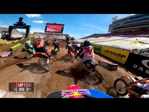 GoPro: Ken Roczen - 2020 Monster Energy Supercross - 450 Main Event Highlights - Salt Lake City