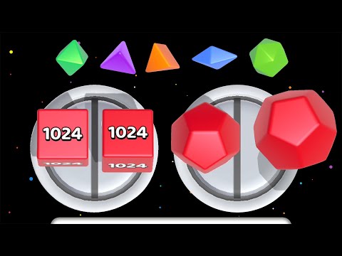 2048 Merge Shape - All Gameplays