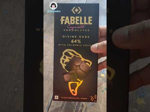 Unboxing Fabelle divine dark chocolate 🍫#viral #happiness #shortsvideo #satisfying #9thnovember