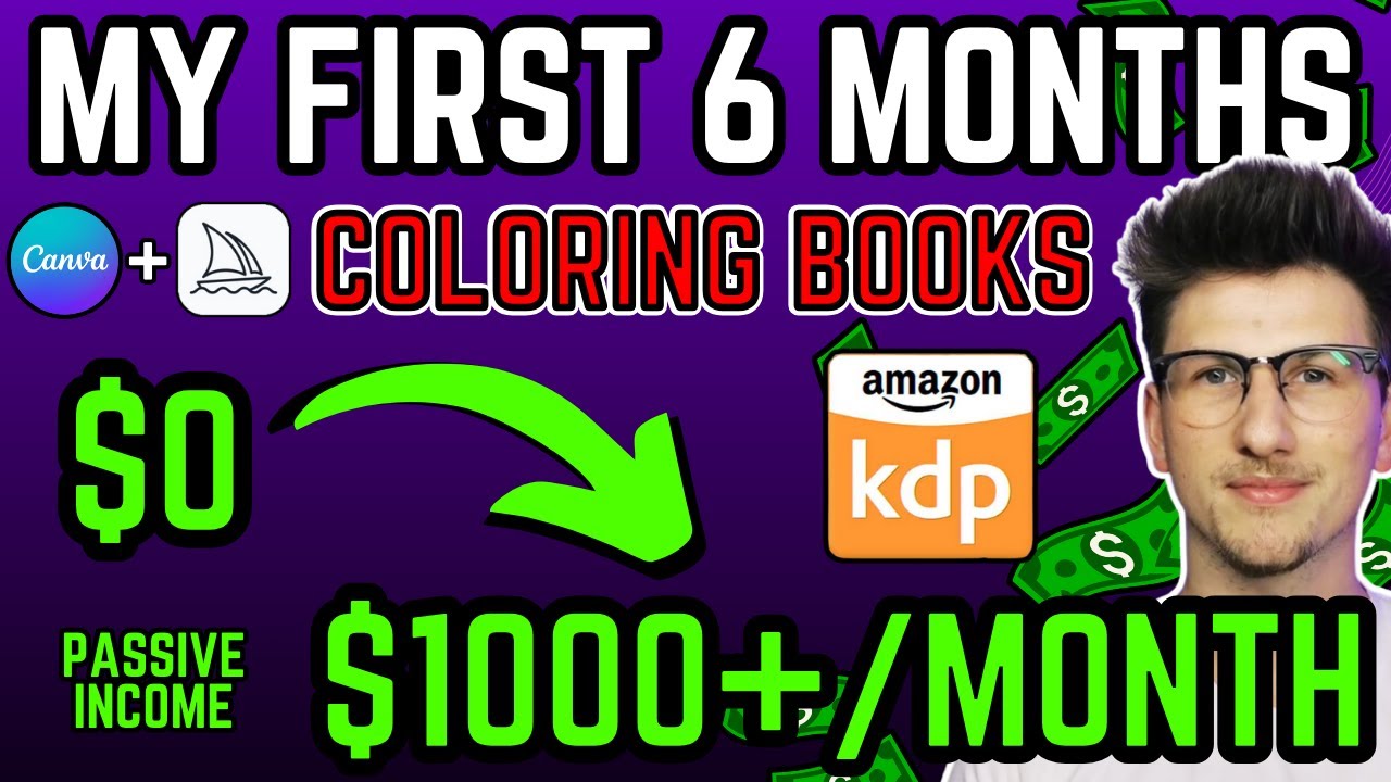How Much I Make with AI Coloring Books on Amazon KDP? | First 6 Months Income Report
