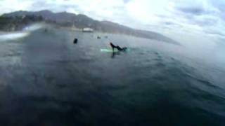 preview picture of video 'Surfing @ Malibu 10/31/2008 Part 2'