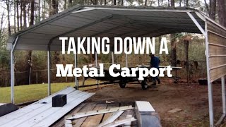 Taking a Carport Down | Metal Carports