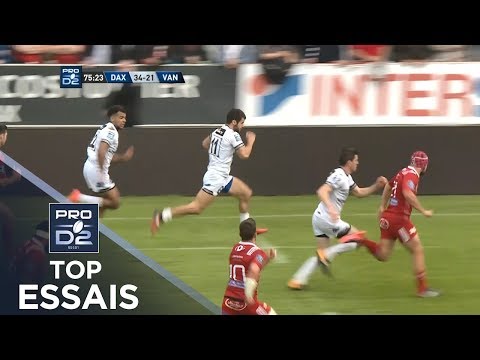 TOP Essais de la J30 - PRO D2 - Saison 2017-2018