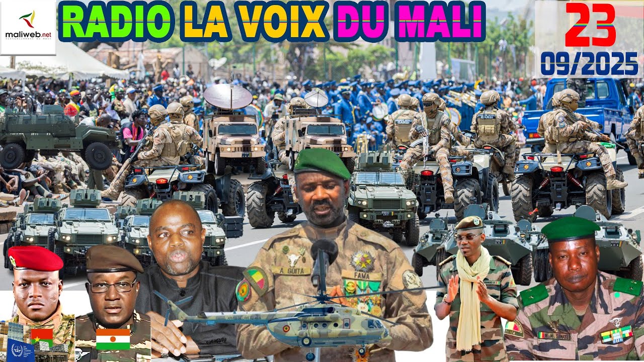 La Revue de Presse de la RADIO LA VOIX DU MALI du 23 Septembre 2025