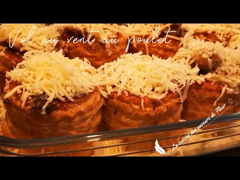 Vol au vent au poulet et champignons