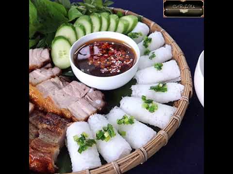 Bánh hỏi heo quay da giòn hấp dẫn. #heoquaybanhhoi #bestfood #cobalanho