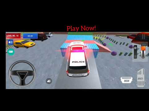 Police Prado Car Parking Gameplay