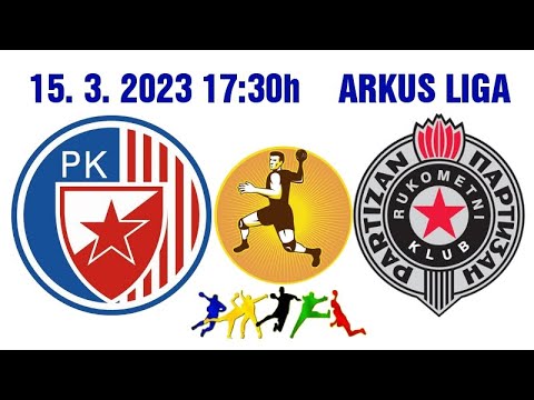 HANDBALL RK CRVENA ZVEZDA RK PARTIZAN 2023 ARKUS LIGA BEOGRAD RUKOMET