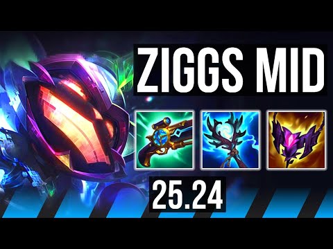 ZIGGS vs YONE (MID) | EUW Master | 25.24