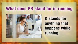 What does PR stand for 