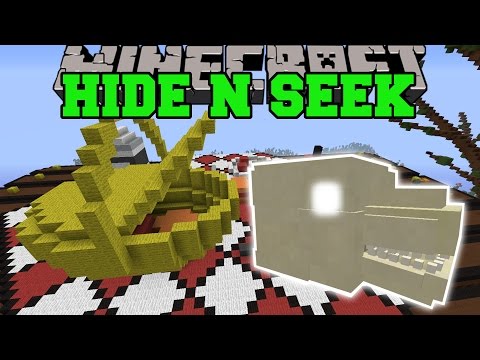 Minecraft: HIDE THE GODZILLA SKULL - HIDE AND SEEK - Modded Mini-Game
