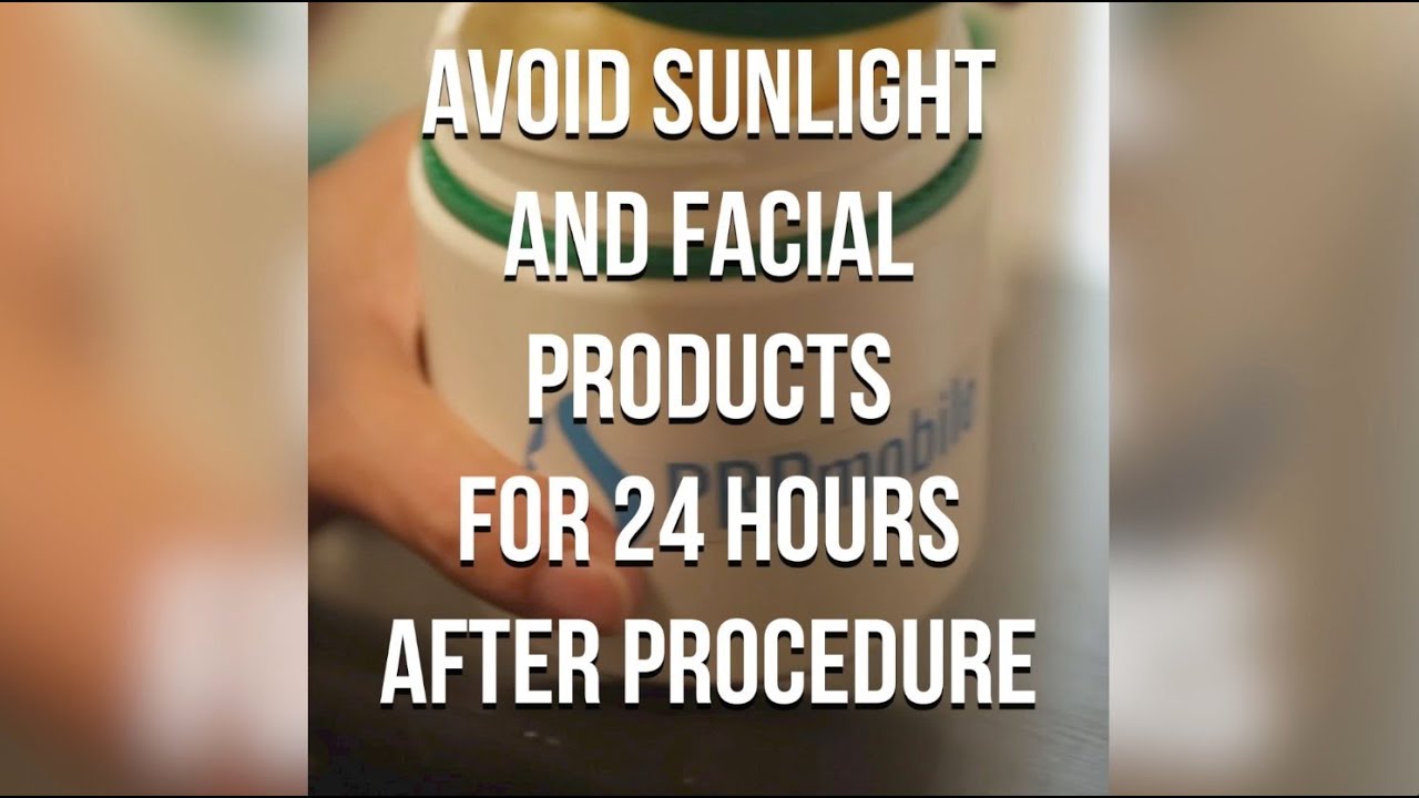 PRPmobile - Post PRP Facial