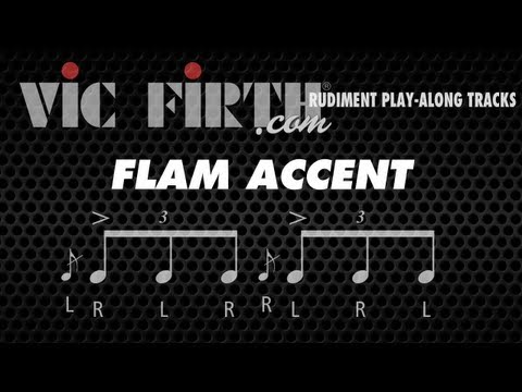 Flam Accent: Vic Firth Rudiment Playalong