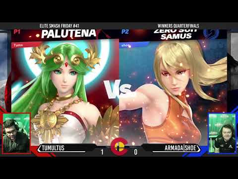 Elite Smash Friday #41 - Tumultus (Palutena) Vs. Armada|Shoe (Mario, ZSS) - Winners Quarterfinals