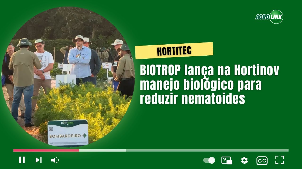BIOTROP lança na Hortinov manejo biológico para reduzir nematoides