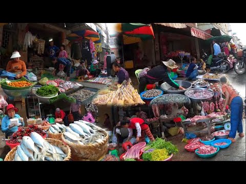 Behind The Scenes Cambodian Routine Fresh Market Food Compilation
