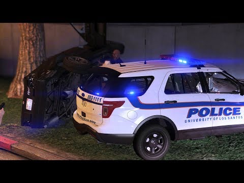 LSPDFR - Day 860 - Campus Police Crash