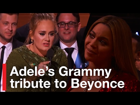 Adele's Grammy Tribute to Beyonce
