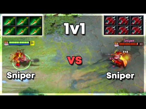 6x Yasha Sniper vs Dragon Lance Sniper | Level 30 Dota 2 1v1 | Who Will Win?
