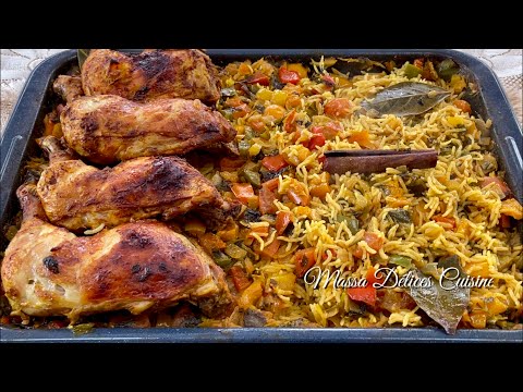 Preparer du Riz et Du Poulet au Four de Cette Façon Donne Un Résultat Magnifique 👌😋