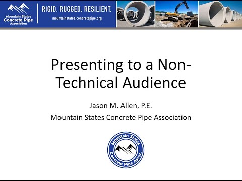 MSCPA Webinar - Presenting to a Non-Technical Audience - 05.08.2020