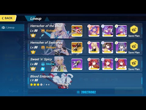 Honkai impack 3 EX Abyss Nirvana 460D SS1 HoV vs HoD 195