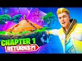 Fortnite Chapter 1 POI's RETURN!? (Mothership Update)