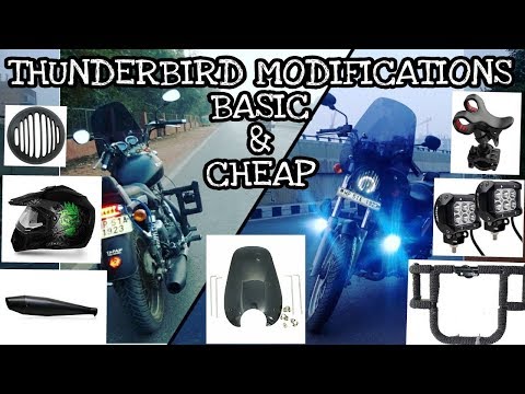 Harvinder singh  Royal Enfield | Thunderbird | Modifications