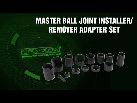 OEMTOOLS 37310 Master Ball Joint Installer/Remover Adapter Set