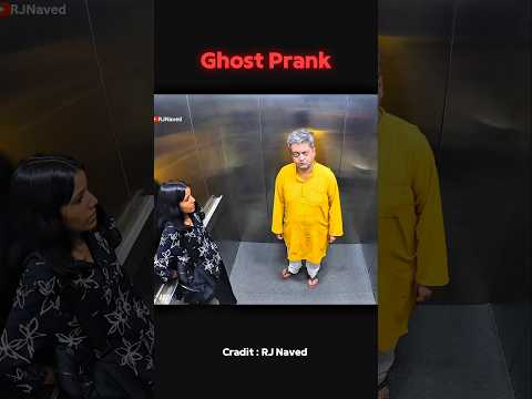 Gost Prank girl shocking 😂🤣 | Rj Naved Lift Prank | Prank Video😅 #prank​ #rjnavedliftprank