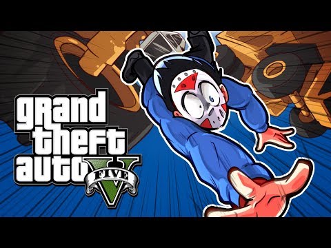 GTA 5 - RUNNING THROUGH AN AVALANCHE! (2v2) Can we survive???