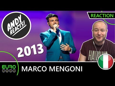 ANDY REACTS! Marco Mengoni - L'essenziale (Italy 2013) EUROVISION REACTION!