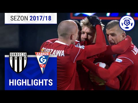 Sandecja Nowy Sącz - Górnik Zabrze 1:2 | SKRÓT | Ekstraklasa 2017/18 | 14. Kolejka