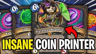 This New Rogue Deck is COMPLETELY UNFAIR?! Infinite Coin Value - Hearthstone