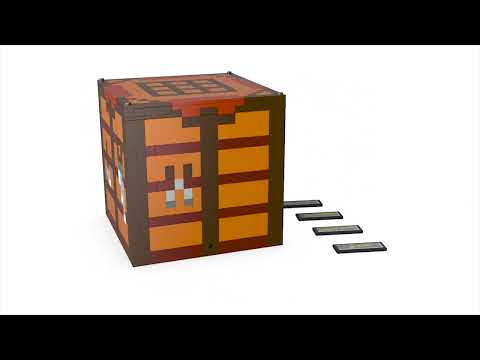 thumbnail video image 2 of Set LEGO Minecraft Mesa de Trabajo 21265, 2 of 5