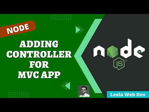 20. Create Controllers by converting to MVC App in Express Node Project - NodeJS