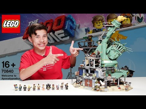 WELCOME TO APOCALYPSEBURG - LEGO MOVIE 2 Set 70840 - Time-lapse Build,  Unboxing, Review!