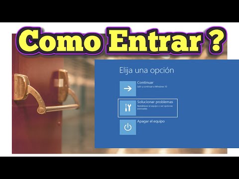 COMO ENTRAR a OPCIONES de RECUPERACION del SISTEMA en WINDOWS 10 11 para RESTAURACION o MODO SEGURO