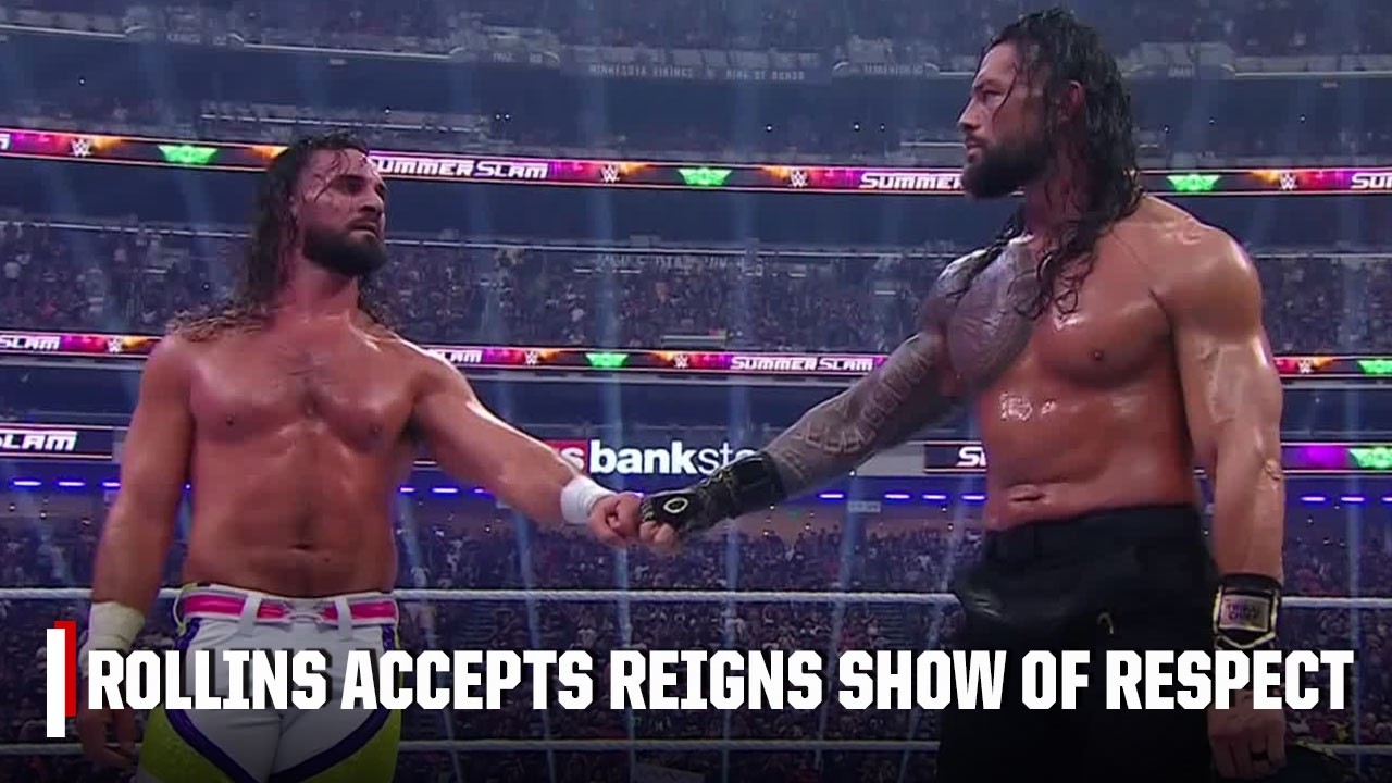 Roman Reigns & Seth Rollins finally bury the hatchet after SummerSlam 🤝 | WWE on ESPN