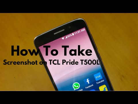 How To Take Screenshot on TCL Pride T500L