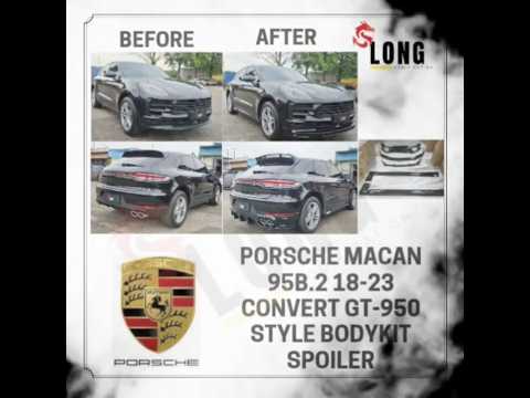 porsche macan 95b.2 2018-2023 convert gt950 full body kit spoiler #porsche #macan #bodykit