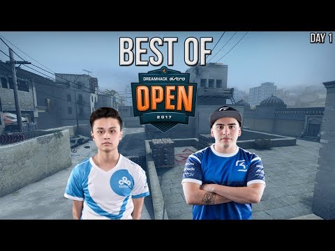 CS:GO - BEST OF Dreamhack Summer 2017 Day #1 (Stewie2k 1 vs 2, Coldzera B Hold)