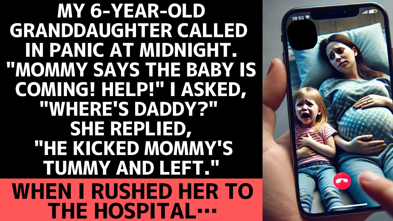 My 6-year-old granddaughter called me in panic: “Mommy's baby is coming! Help!”