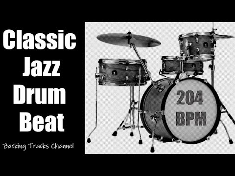 Classic Jazz Drum Beat  - 204 bpm